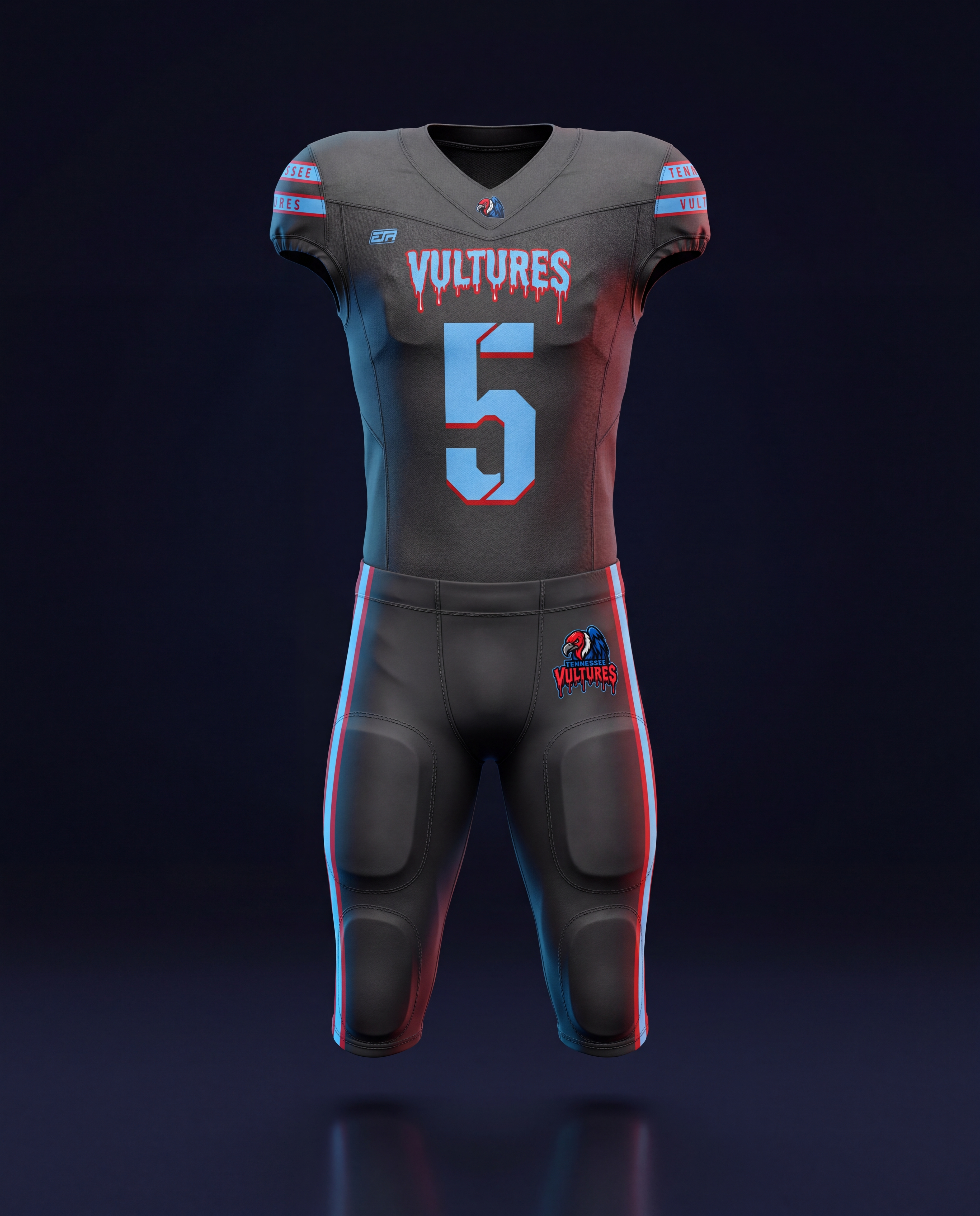 Official Tackle Team Uniforms jersey detail