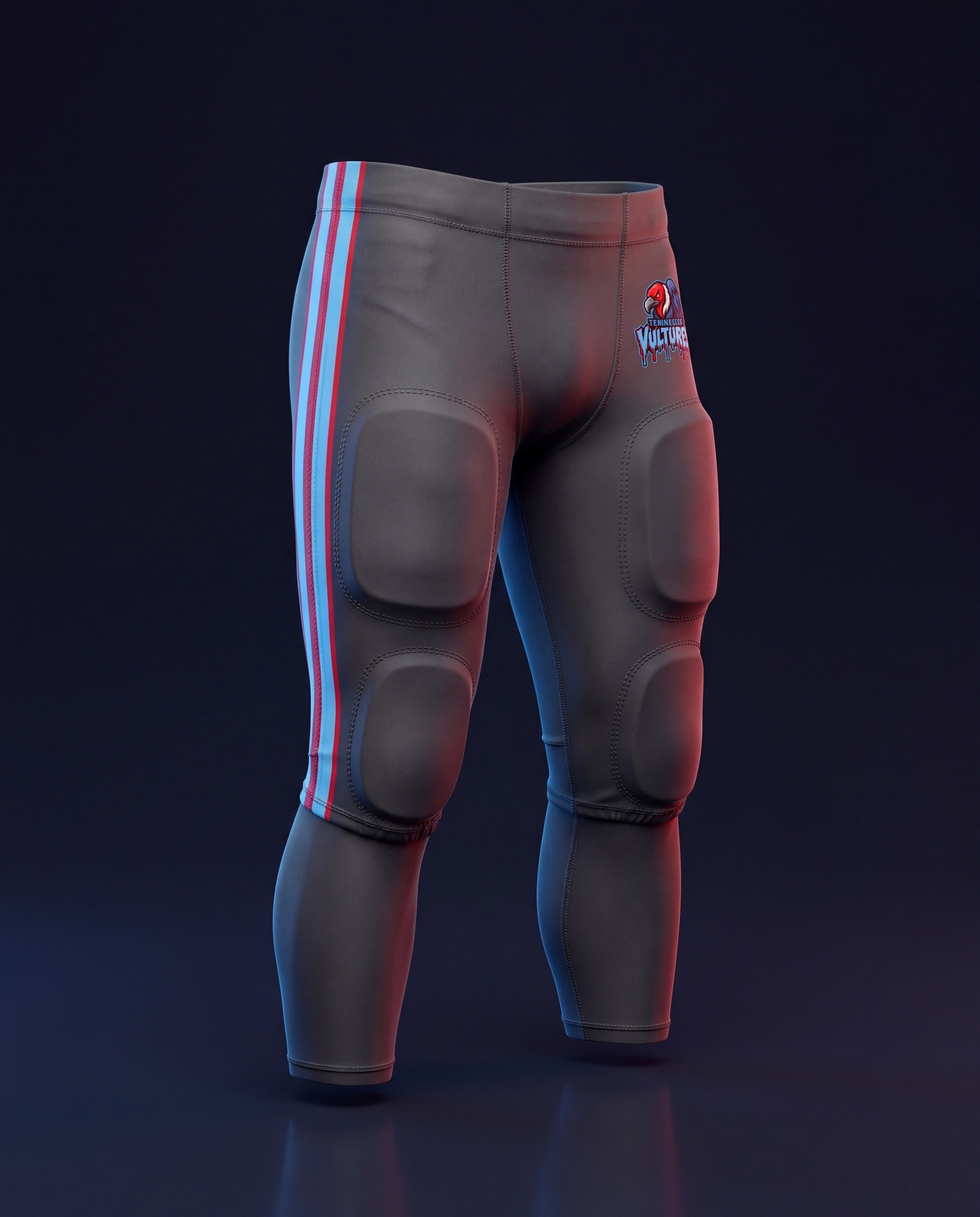 Official Tackle Team Uniforms graphite pants detail